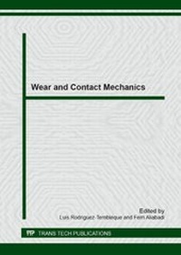 Enlarge image Cover: Wear and Contact Mechanics - Trans Tech Publications Ltd