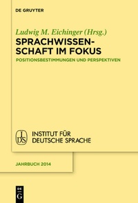 Abbildung von: Sprachwissenschaft im Fokus - De Gruyter