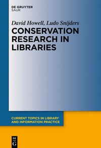 Abbildung von: Conservation Research in Libraries - De Gruyter Saur
