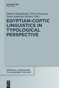 Cover: Egyptian-Coptic Linguistics in Typological Perspective - De Gruyter Mouton