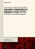 Cover: Georg Friedrich Meier (1718-1777) - De Gruyter