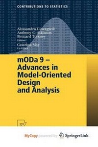 Enlarge image Cover: Moda 9 - Advances in Model-Oriented Design and Analysis - Springer