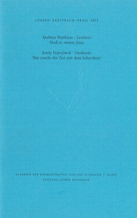 Abbildung von: Joseph-Breitbach-Preis 2013 - Akademie d. Wissenschaften u. d. Literatur