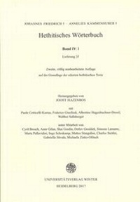 Abbildung von: Hethitisches Wörterbuch / Band VI: I - Universitätsverlag Winter