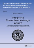 Cover: Integrierte Finanzdienstleistungsaufsicht - Peter Lang Verlag