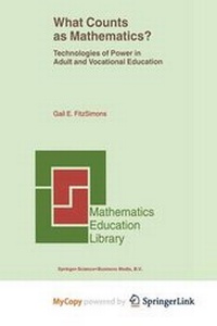 Enlarge image Cover: What Counts as Mathematics? - Springer