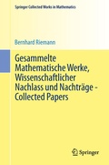 Bild: Gesammelte Mathematische Werke, Wissenschaftlicher Nachlass und Nachtr&auml;ge - Collected Papers - Springer