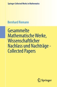 Abbildung von: Gesammelte Mathematische Werke, Wissenschaftlicher Nachlass und Nachträge - Collected Papers - Springer