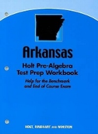 Abbildung von: Arkansas Holt Pre-Algebra Test Prep Workbook - Holt McDougal