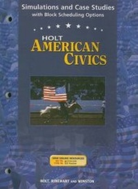 Abbildung von: Holt American Civics Simulations and Case Studies with Block Scheduling Options - Holt McDougal