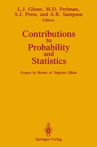 Enlarge image Cover: Contributions to Probability and Statistics - Springer