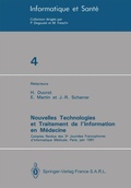 Cover: Nouvelles Technologies et Traitement de l'Information en M&eacute;decine - Springer