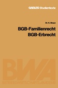 Cover: BGB - Familienrecht, BGB - Erbrecht - Springer Gabler