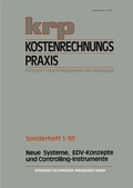 Cover: Neue Systeme, EDV-Konzepte und Controlling-Instrumente - Springer Gabler
