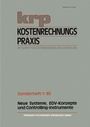 Cover: Neue Systeme, EDV-Konzepte und Controlling-Instrumente - Springer Gabler