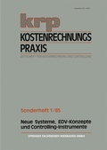 Cover: Neue Systeme, EDV-Konzepte und Controlling-Instrumente - Springer Gabler