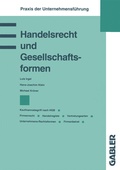 Cover: Handelsrecht und Gesellschaftsformen - Springer Gabler