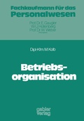 Cover: Betriebsorganisation - Springer Gabler