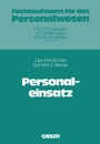 Cover: Personaleinsatz - Springer Gabler