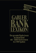Cover: Bank-Lexikon - Springer Gabler