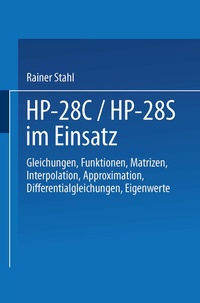 Abbildung von: HP-28C / HP-28S im Einsatz - Vieweg+Teubner Verlag