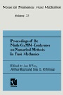 Cover: Proceedings of the Ninth GAMM-Conference on Numerical Methods in Fluid Mechanics - Vieweg+Teubner Verlag
