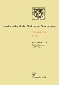 Abbildung von: Positive Krümmung und Topologie - VS Verlag für Sozialwissenschaften
