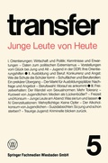 Cover: Junge Leute von Heute - VS Verlag f&uuml;r Sozialwissenschaften