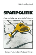 Cover: Sparpolitik - VS Verlag f&uuml;r Sozialwissenschaften