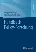 Cover: Handbuch Policy-Forschung - Springer VS