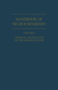 Enlarge image Cover: Chemical Architecture of the Nervous System - Springer