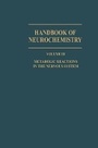 Cover: Handbook of Neurochemistry: Metabolic Reactions in the Nervous System v. 3 - Springer