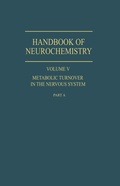 Cover: Metabolic Turnover in the Nervous System - Springer