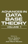 Cover: Advances in Data Base Theory: Volume 1 - Plenum Publishing Corporation