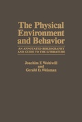 Cover: The Physical Environment and Behavior - Springer