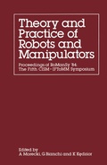 Cover: Theory and Practice of Robots and Manipulators - Springer