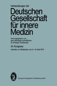 Abbildung von: 81. Kongreß - J.F. Bergmann-Verlag