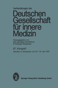 Abbildung von: 87. Kongreß - J.F. Bergmann-Verlag