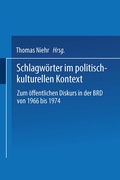 Cover: Schlagw&ouml;rter im politisch-kulturellen Kontext - Deutscher Universit&auml;tsverlag