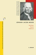 Cover: Johann Jacob Moser - Braun-Verlag