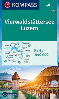 Abbildung von: KOMPASS Wanderkarte 116 Vierwaldstätter See, Luzern 1:40.000 - KOMPASS-Karten