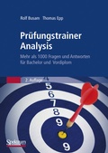 Cover: Pr&uuml;fungstrainer Analysis - Springer Spektrum