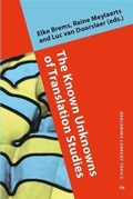 Cover: The Known Unknowns of Translation Studies - John Benjamins Publishing Company