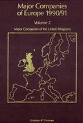 Cover: Major Companies of Europe 1990/91 - Springer