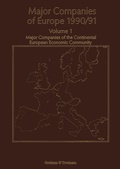 Cover: Major Companies of Europe 1990/91 - Springer