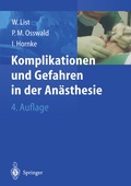 Cover: Komplikationen und Gefahren in der An&auml;sthesie - Springer