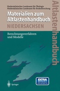 Cover: Altlastenhandbuch des Landes Niedersachsen Materialienband - Springer