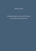 Cover: Elektrophysiologische und vegetative Ph&auml;nomene bei stereotaktischen Hirnoperationen - Springer