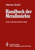 Cover: Handbuch der Metallm&auml;rkte - Springer
