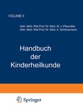 Cover: Handbuch der Kinderheilkunde - Springer